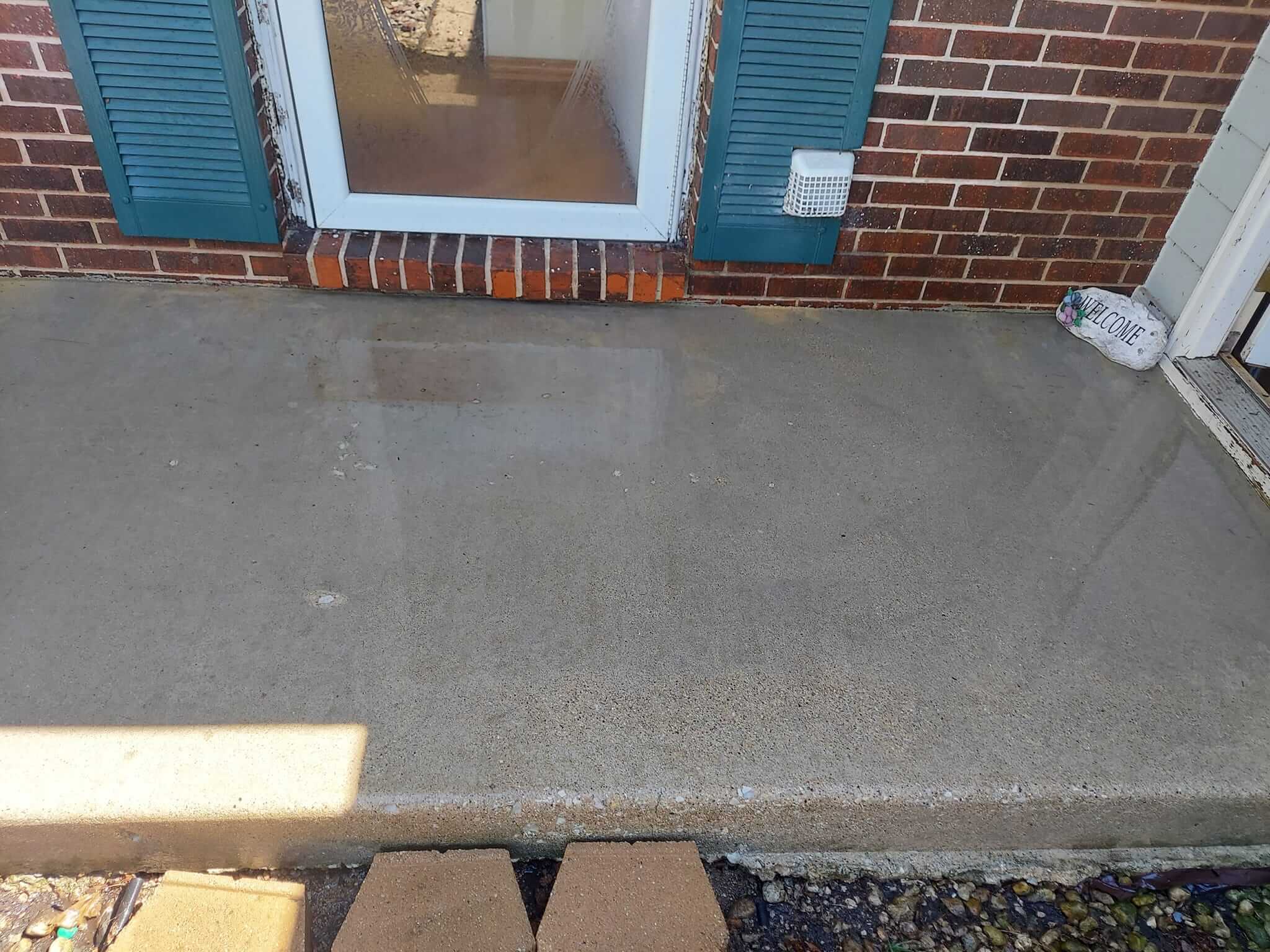 Patio Pressure Washing photo 3 before and after